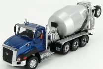 Dm-models Caterpillar Ct660 Betoniera Cementová miešačka 4-assi 2016 1:50 Blue Met Silver