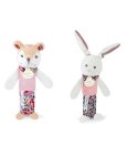 Doudou Squeaky Rattle 17 cm 1 kus srna