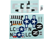 E-flite Nálepky: P-51D Mustang 1,2 m SS
