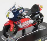 Edicola Aprilia 250cc Team Nastro Azzurro N 46 Majster sveta Test Jerez 1997 Valentino Rossi 1:18 Sivá červená biela