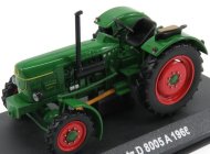 Edicola Deutz D8005a Tractor 1966 - Con Vetrina - S vitrínou 1:43 Zelená červená