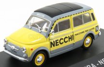 Edicola Fiat 500 Giardiniera - Necchi 1960 1:43 žlto-sivá