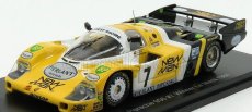 Edicola Porsche 956l Turbo Team Newman Joest Racing N 7 Winner 24h Le Mans 1984 K.ludwig - H.pescarolo - S.johansson 1:43 Žltá Čierna