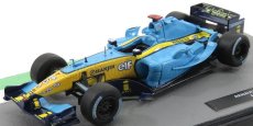 Edicola Renault F1 R24 Team Mild Seven N 7 Sezóna 2004 Jarno Trulli 1:43 Svetlo modrá žltá