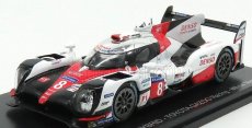 Edicola Toyota Ts050 Hibrid 2.4l Turbo V6 Team Gazoo Racing N 8 24h Le Mans 2017 S.buemi - K.nakajima - A.davidson 1:43 Biela červená čierna