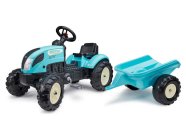 FALK – Šliapací traktor Kiddy Farm s vlečkou