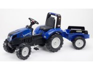 FALK – Šlapací traktor New Holland T8 s vlečkou