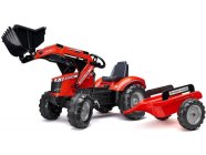 FALK – Šliapací traktor Massey Ferguson S8740 s nakladačom