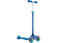 Globber - Scooter Primo Plus Lights V2 Navy Blue/Emerald Green