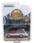 Greenlight Chevrolet C-20 Pick-up Silverado Camper 1983 1:64 Červená strieborná