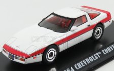 Greenlight Chevrolet Corvette C4 The A-team 1984 1:43 Biela červená