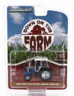 Greenlight Ford usa 7610 Tractor Silver Jubilee 1989 1:64 bielo modrá