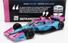 Greenlight Honda Team Andretti Autosport N 29 Indianapolis Indy 500 Indycar Series 2023 D.defrancesco 1:18 Modrá Ružová