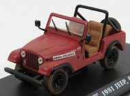 Greenlight Jeep Cj-7 Open Animal Preserve 1995 A-tím 1:43 Červená