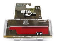 Greenlight Trailer Rimorchio 26 Foot Livestock 2-assi 2000 1:64 Red Silver