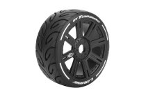 GT-TARMAC SOFT 1/8 17mm hex Spoke Black Rims