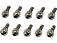 Guľový čap 4 mm so závitom M2x3 mm (10)