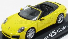 Herpa Porsche 911 991 4s Cabriolet 2015 1:43 Žltá