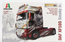 Italeri DAF Xf105 460 Space Cab Tractor Truck 2-assi 2011 1:24 /