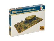 Italeri dioráma – bunker s príslušenstvom 2. svetová vojna (1:72)