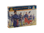 Italeri figúrky – UNION INFANTRY/ZUAVES (AMERICAN CIVIL WAR) (1:72)