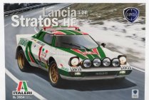 Italeri Lancia Stratos Hf Alitalia N 1 Winner Rally Montecarlo 1977 S.munari - S.maiga + Stratos Hf Street Version 1974 1:24 /