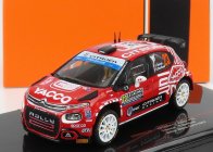 Ixo-models Citroen C3 Rally2 N 23 Rally Montecarlo 2022 Y.rossel - B.boulloud 1:43 červená biela