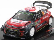 Ixo-models Citroen C3 Wrc Abu Dhabi N 10 Rally Montecarlo 2018 K.meeke - P.nagle 1:43 Červená Biela Sivá