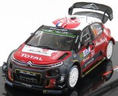 Ixo-models Citroen C3 Wrc Abu Dhabi N 11 Rally Tour De Corse 2018 S.loeb - D.elena 1:43 Červená Biela Sivá