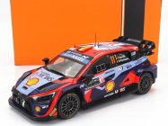 Ixo-models Hyundai I20 N Rally1 Team Shell Mobis Wrt N 11 3. Rally Montecarlo 2023 Thierry Neuville - Martijn Wydaeghe 1:18 2 Tones Blue Red