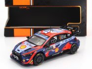 Ixo-models Hyundai I20 N Rally1 Team Shell Mobis Wrt N 4 8. rally Montecarlo 2023 Lappi Esapekka - Janne Ferm 1:43 2 Tones Blue Red