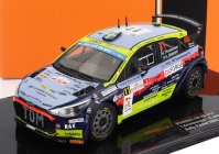 Ixo-models Hyundai I20 R5 N 11 Rally Polen 2022 T.kristensson - A.johansson 1:43 Svetlo modrá žltá červená čierna