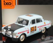 Ixo-models Moskvitch 412 N 28 Rally Londýn - Mexiko 1970 L.potapcikas - Y.lesovskiy - E.bazhenov 1:43 Svetlomodrá Čierna