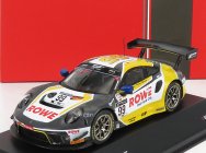 Ixo-models Porsche 911 991 4.0l Gt3 Team Rowe Racing N 99 24h Spa 2020 K.bachler - D.werner - J.andlauer 1:43 Žltá Biela Sivá