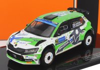 Ixo-models Škoda Fabia Rally2 Evo N 27 Rally Estland 2022 E.lindholm - R.hamalainen 1:43 Zelená Biela Sivá