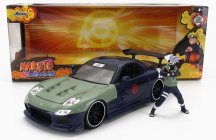 Jada Mazda Rx-7 s Kakashim Hatake 1993 1:24 modrozelená