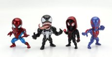 Jada Sada figúrok 4x Avengers - Spider Man - Miles Morales - Spiderman 2099 - Venom - cm. 6.0 1:32 Rôzne