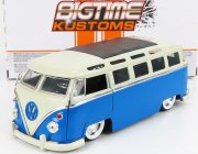 Jada Volkswagen T1 Minibus Custom 1962 1:24 Modrá biela