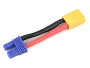 Konverzný kábel batérie EC2 - prístroj XT-30 14AWG