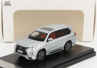 LCD model Lexus Lx570 2018 1:64 strieborný