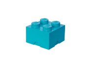 LEGO úložný box 250x250x180mm – azúrový