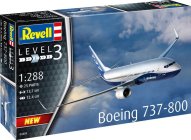 Lietadlo Plastic ModelKit 03809 - Boeing 737-800 (1:288)