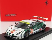 Looksmart Ferrari 488 Gte Evo 3.9l Turbo V8 Team Spirit Of Race N 55 24h Le Mans 2021 D.cameron - M.griffin - D.perel 1:43 bielo-zelená