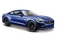 Maisto Ford Mustang GT 2015 1:24 modrá metalíza