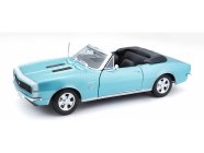 Maisto Chevrolet Camaro SS 396 1967 1:18 tyrkysová