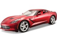 Maisto Corvette Stingray 2014 1:18 červená metalíza