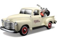 Maisto Harley-Davidson Custom – Chevrolet 3100 Pickup 1950, FLSTS Heritage Springer 2001 1:24