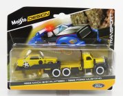 Maisto Mack B-61 Ramp Truck With Ford Usa Mustang 1965 1:64 žltá