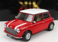 Mini Cooper Rhd 1992 v mierke 1:12 červený biely