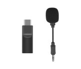 Mini mikrofón a audio adaptér (3,5 mm na USB-C)